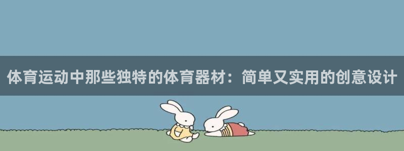 中欧体育下载：体育运动中那些独特的体育器材：简单又实用的创意设计